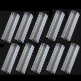 10pcs 18650 Plastic Bateria Tubes 6cm para lanterna 18650